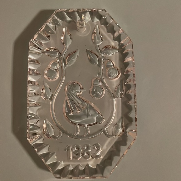 1982 Waterford Crystal PARTRIDGE in A PEAR TREE 12 Days Christmas. - Picture 3 of 15